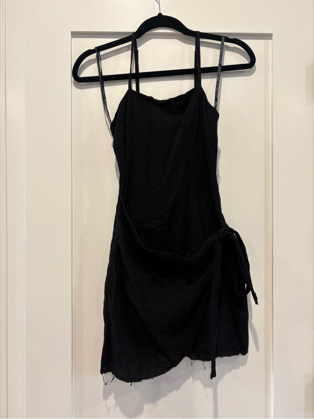 Princess Polly Black Tie-Waist Slip Dress